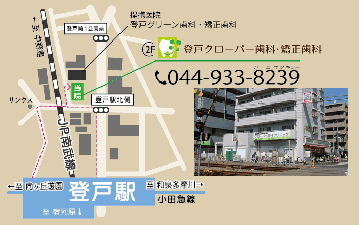登戸周辺地図