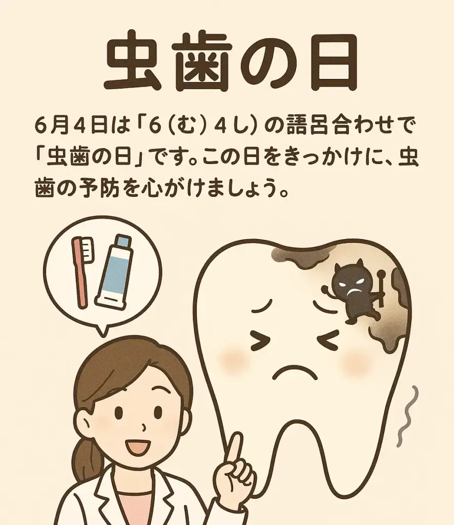 虫歯の日 虫歯予防 6月4日